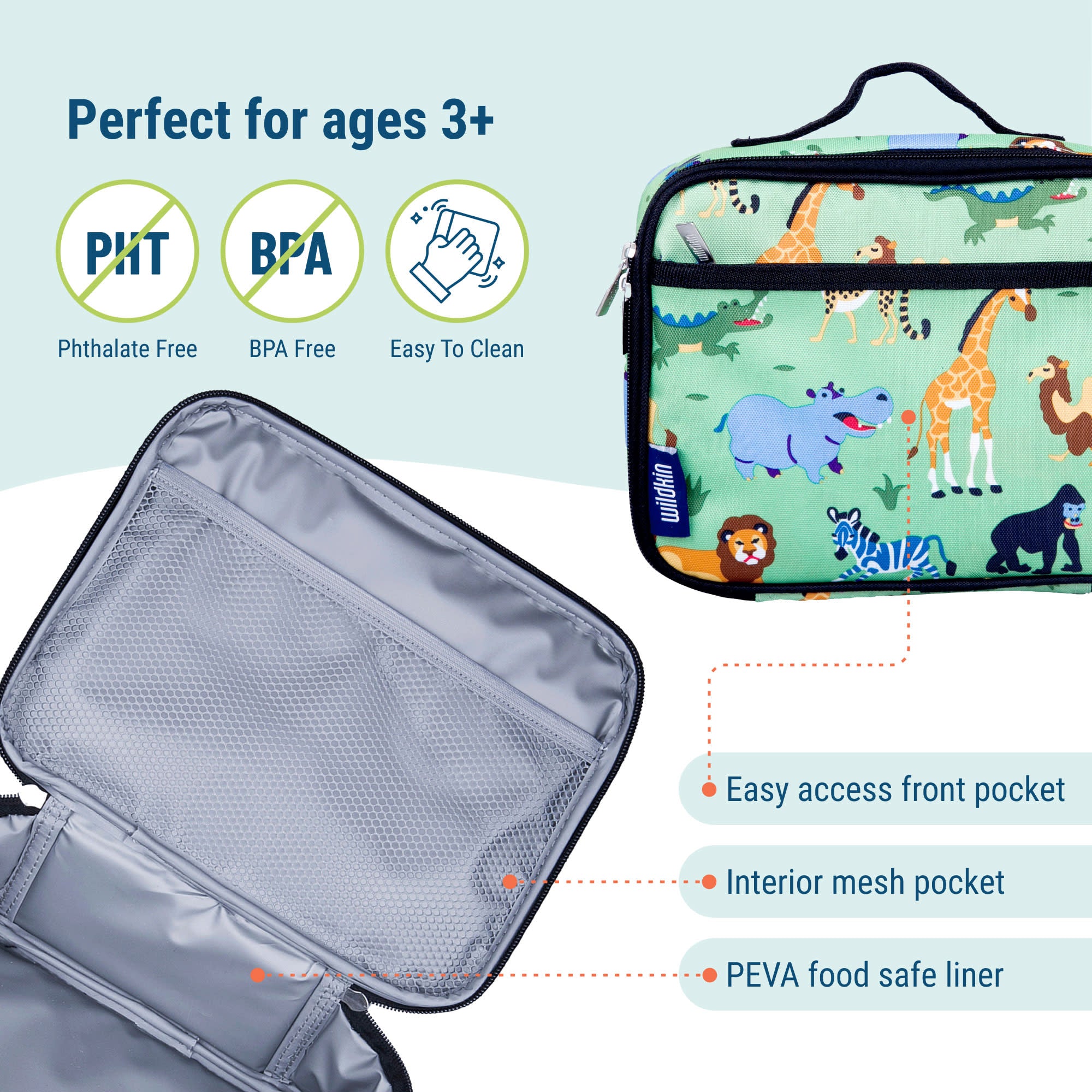 Wild Animals Lunch Box