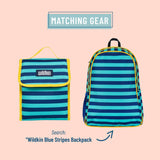 Blue Stripes Lunch Bag