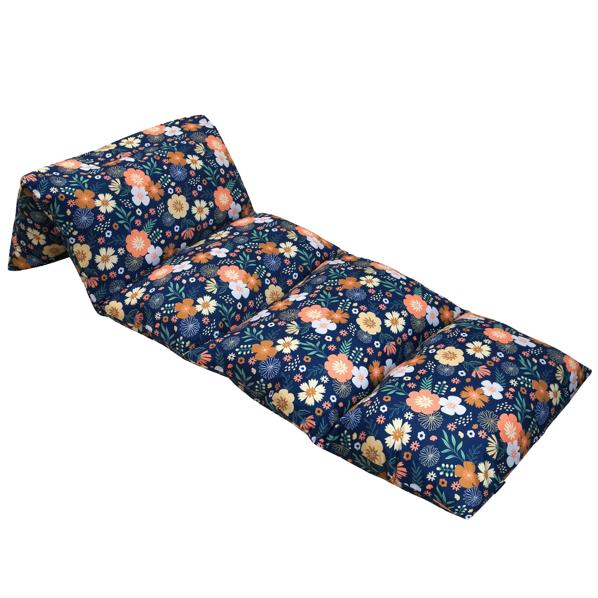 Wildflower Bloom Rest Microfiber Pillow Lounger