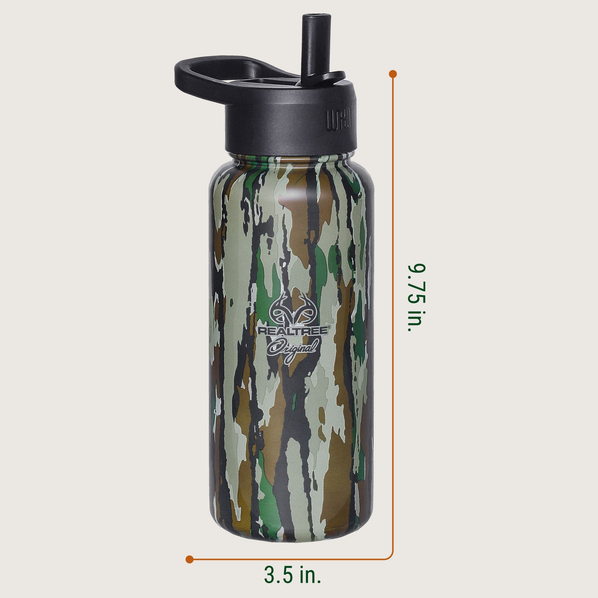 Realtree Original Steel Water Bottle