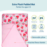 Strawberry Patch Microfiber Toddler Nap Mat
