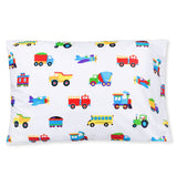 Trains, Planes & Trucks 100% Cotton Pillowcase - Standard