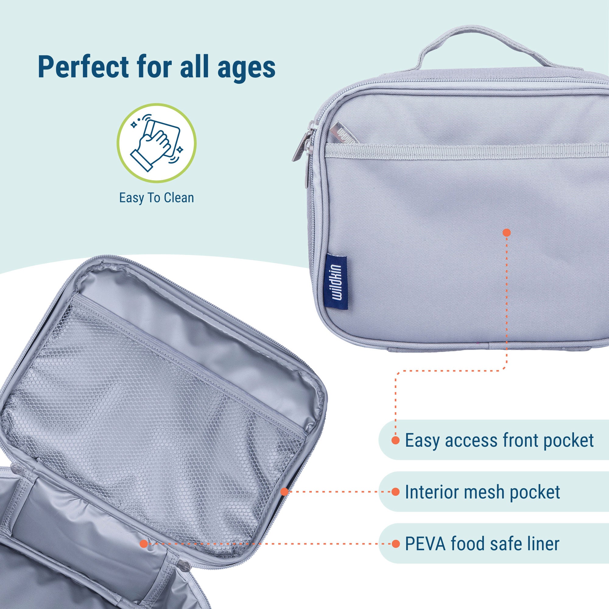 Gray Lunch Box