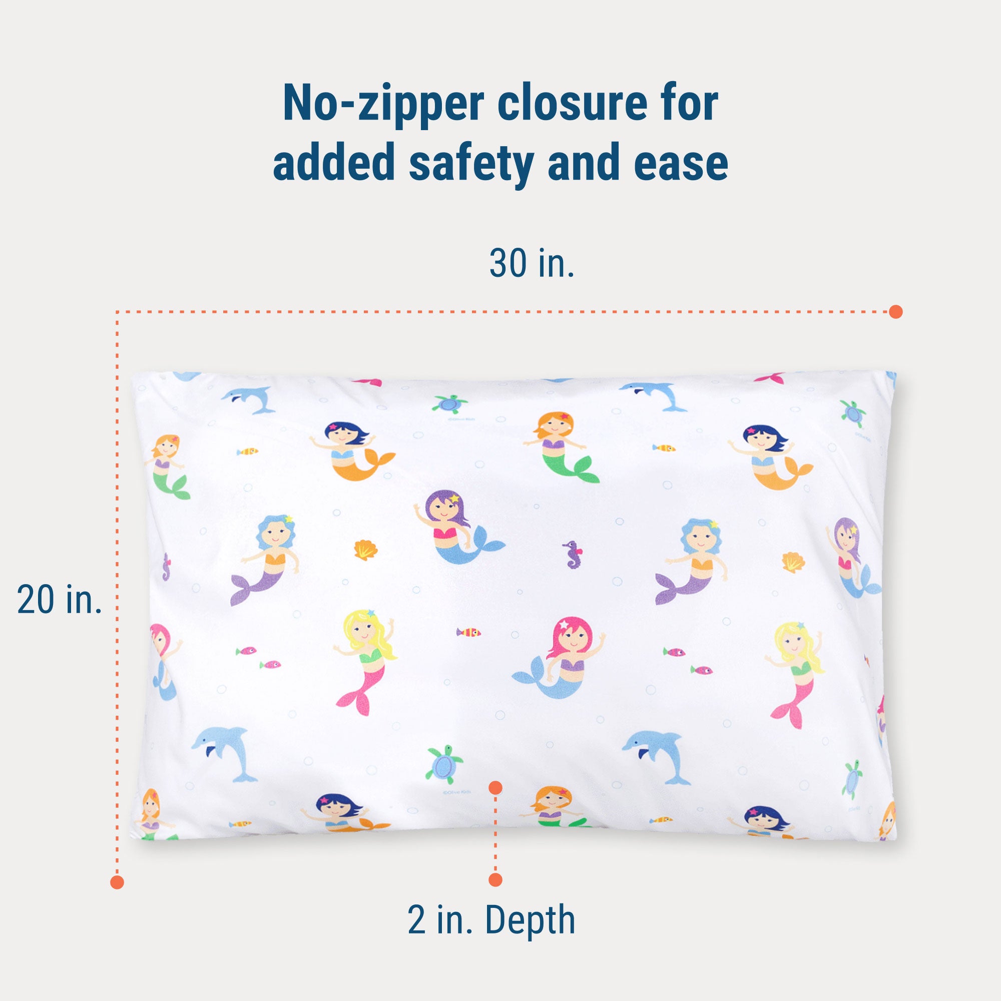 Mermaids Microfiber Pillowcase - Standard
