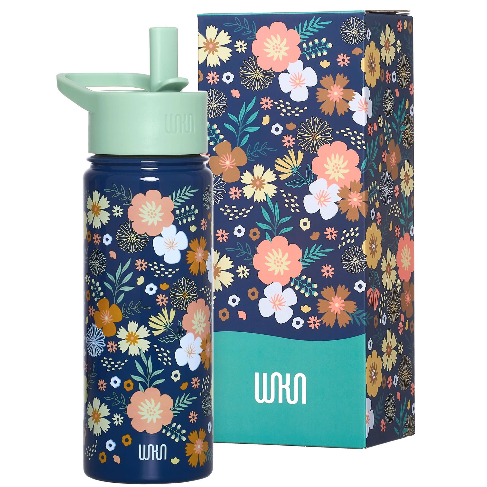 Wildflower Bloom 18 oz Steel Water Bottle