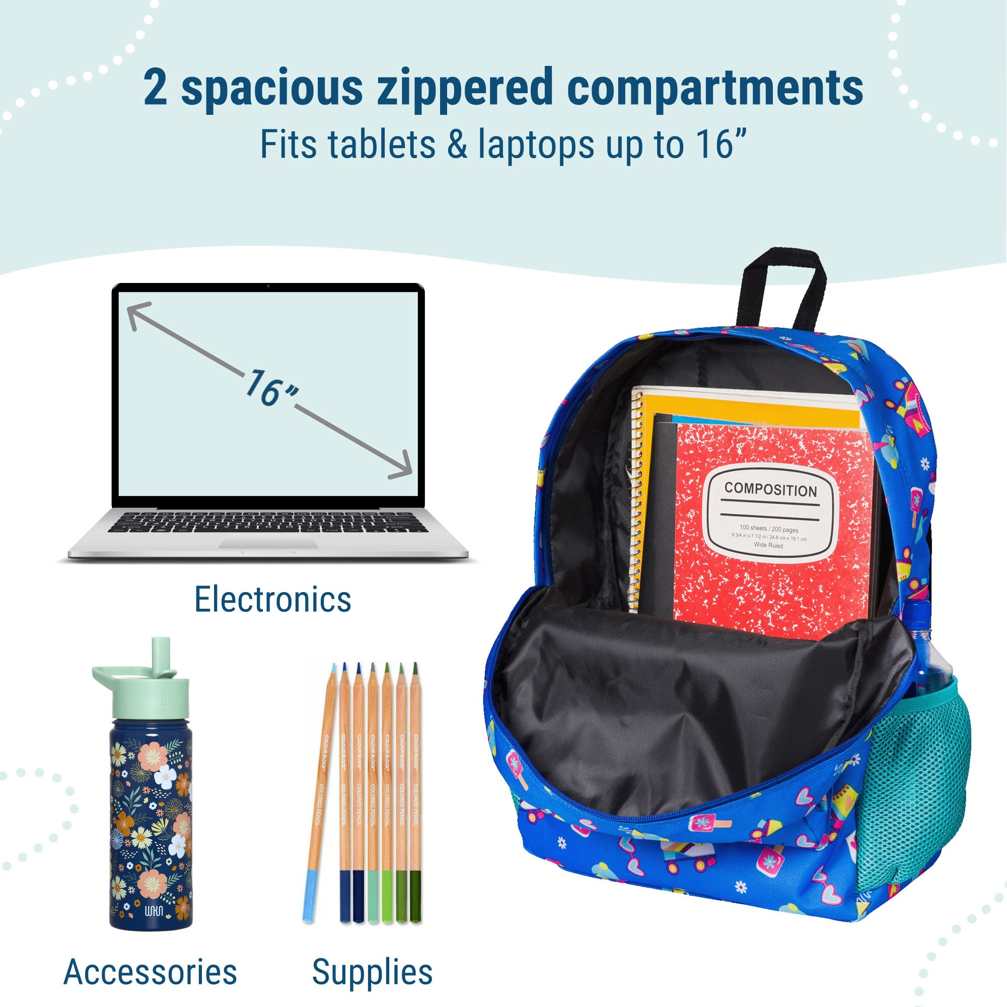 Rad Roller Skates 16 InchBackpack