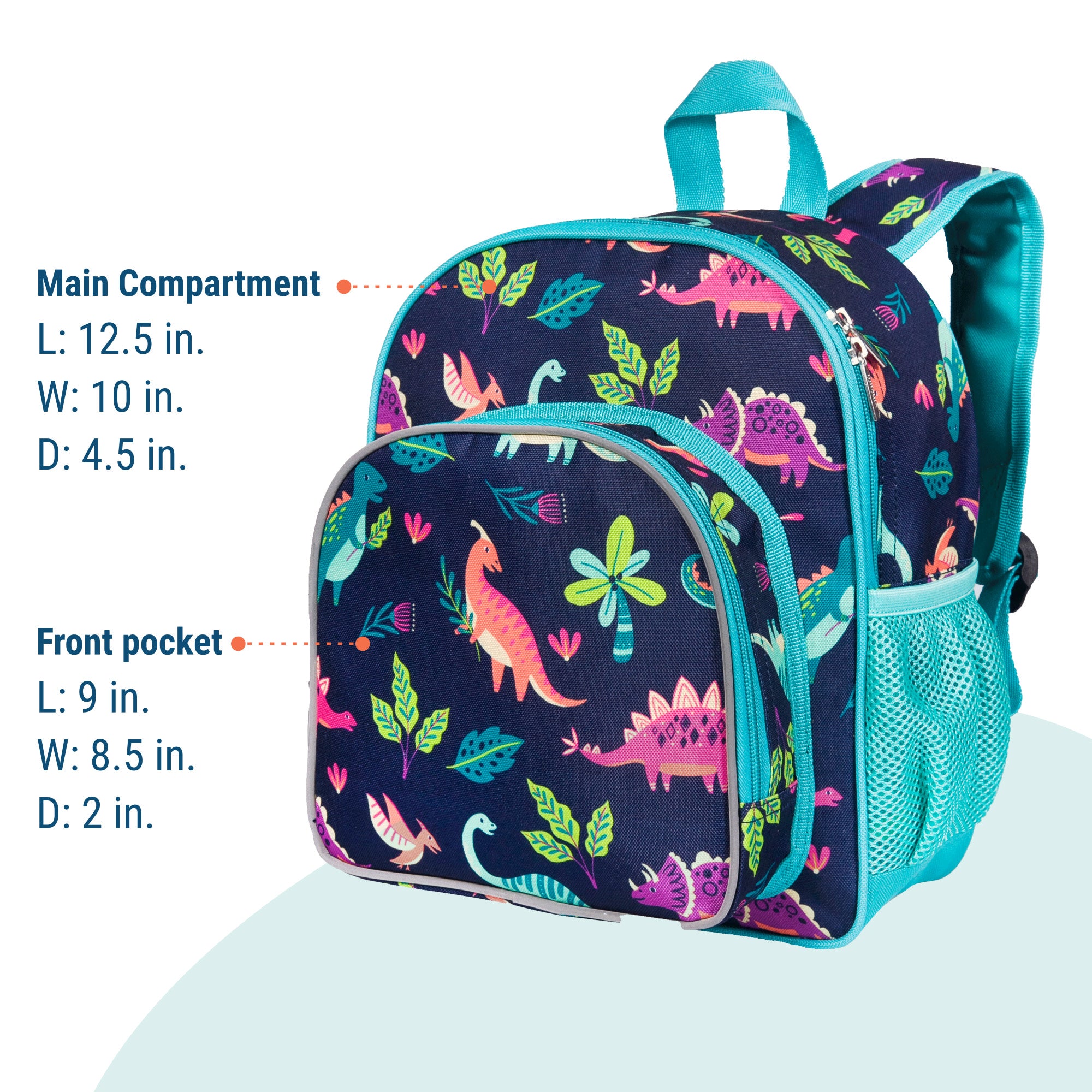 Darling Dinosaurs 12 Inch Backpack