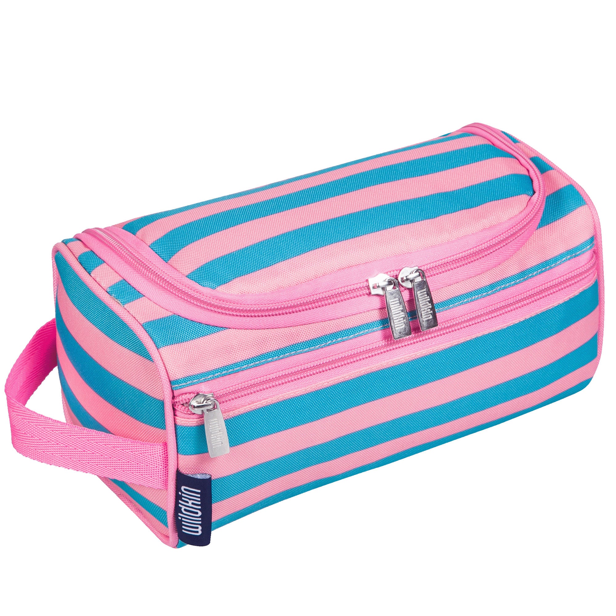 Pink Stripes Toiletry Bag