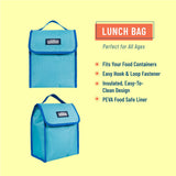 Aqua Lunch Bag