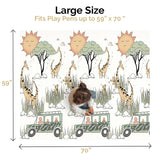 Large Play Mat - Safari