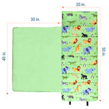 Wild Animals Microfiber Kids Nap Mat