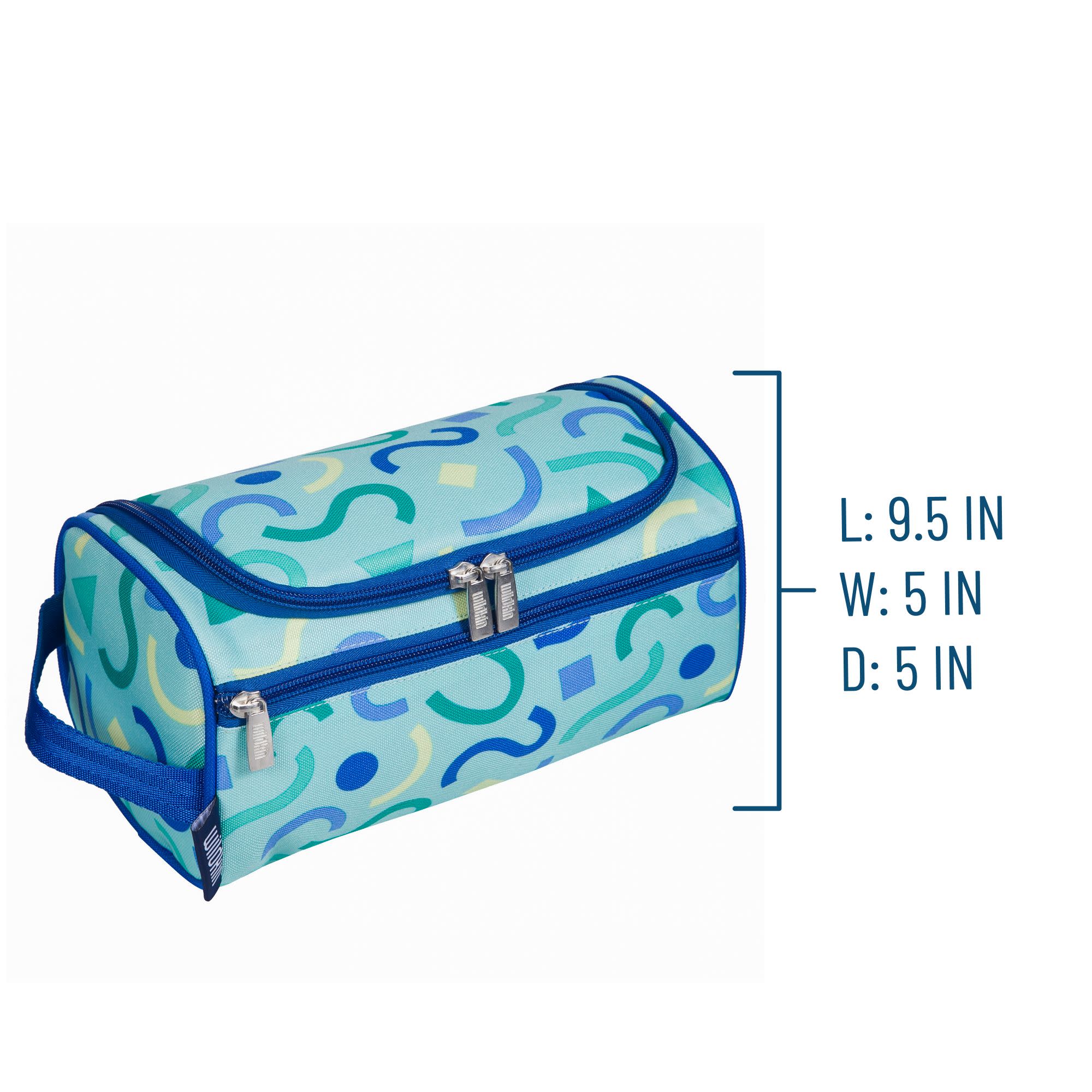 Confetti Blue Toiletry Bag