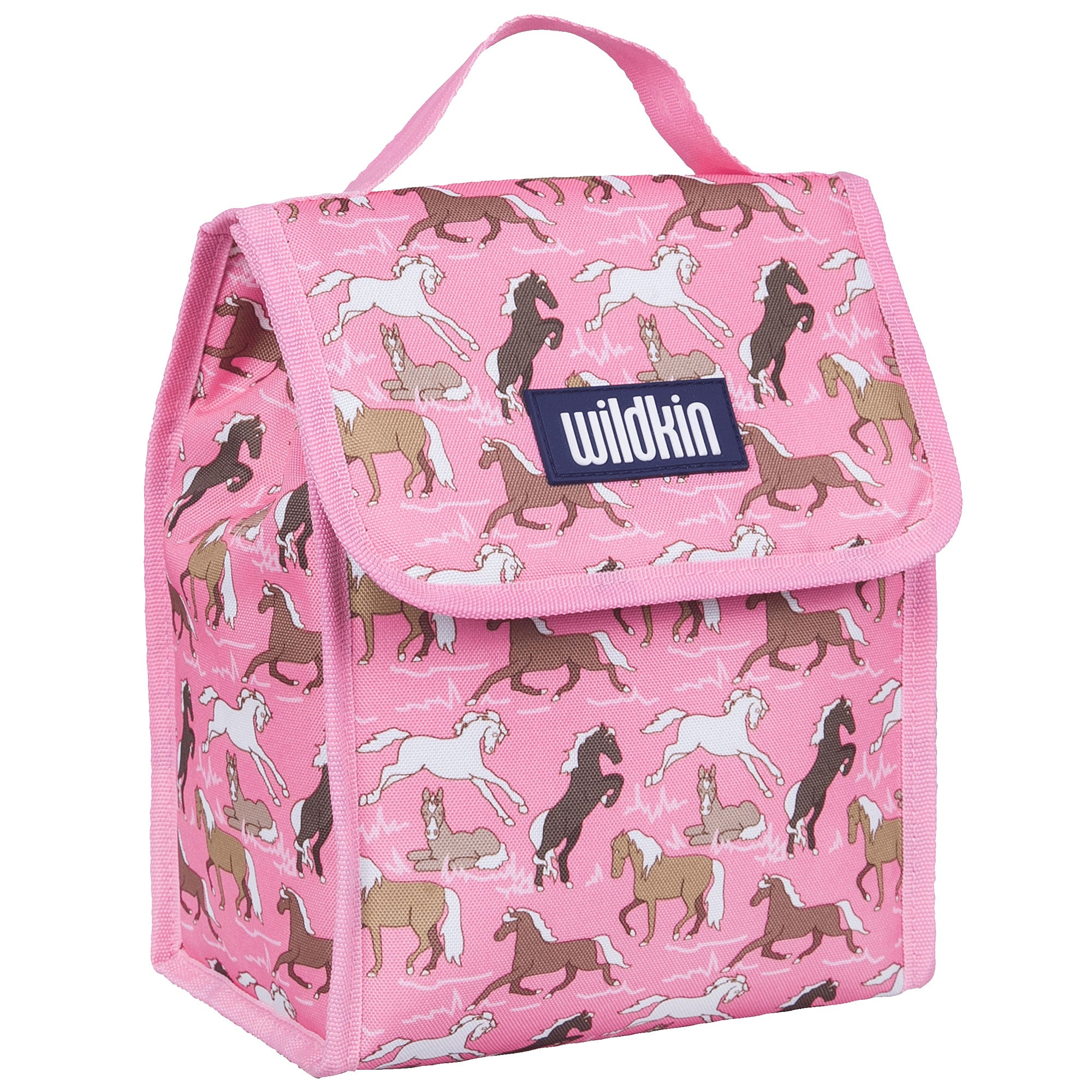 Horses in Pink Lunch Bag