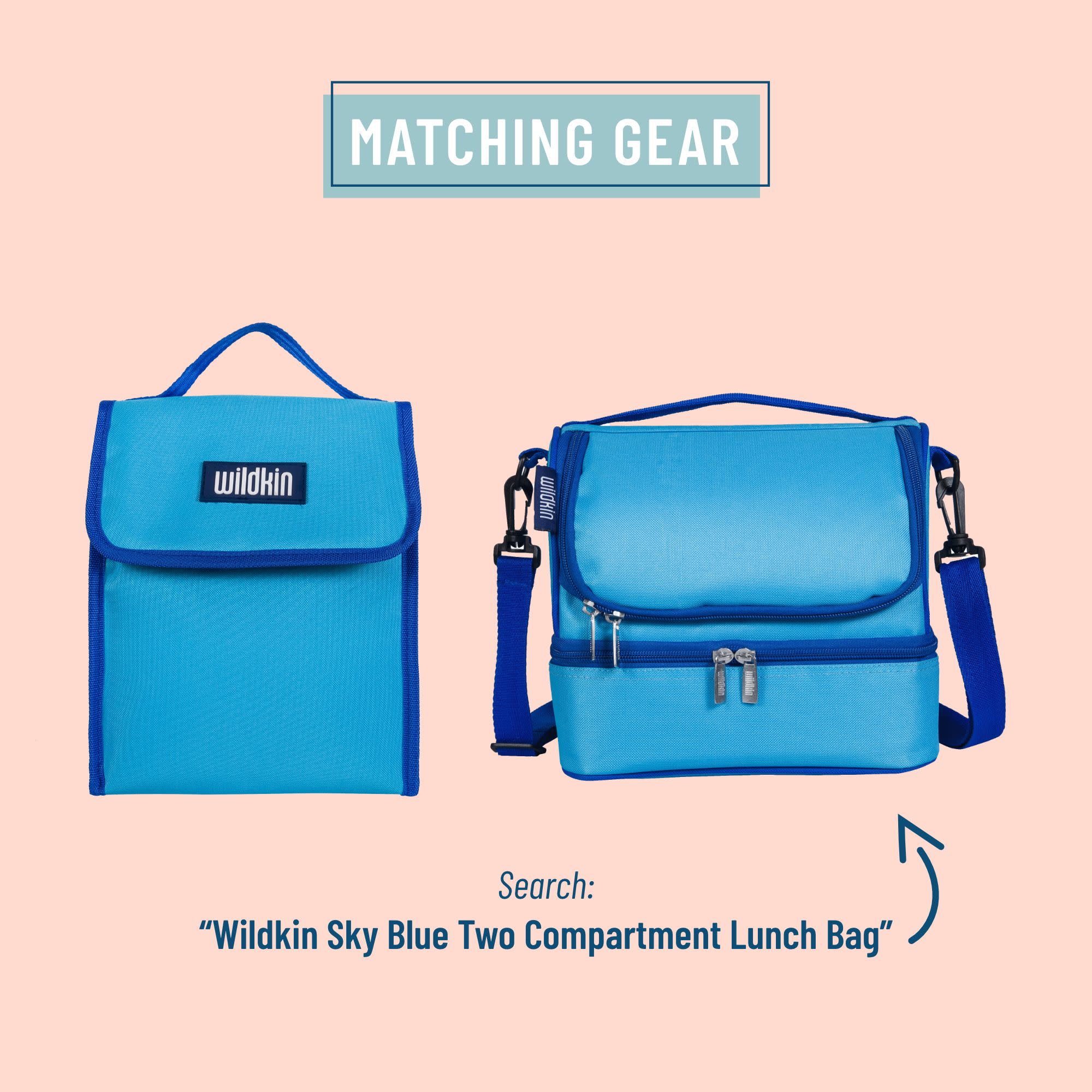 Sky Blue Lunch Bag