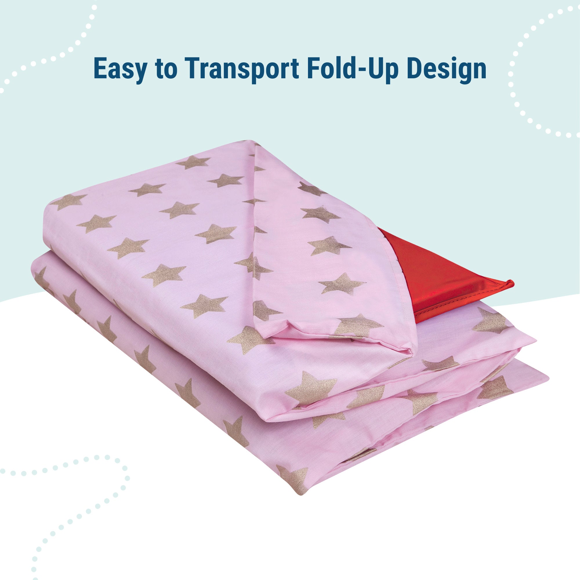 Pink and Gold Stars Original Rest Mat Cover