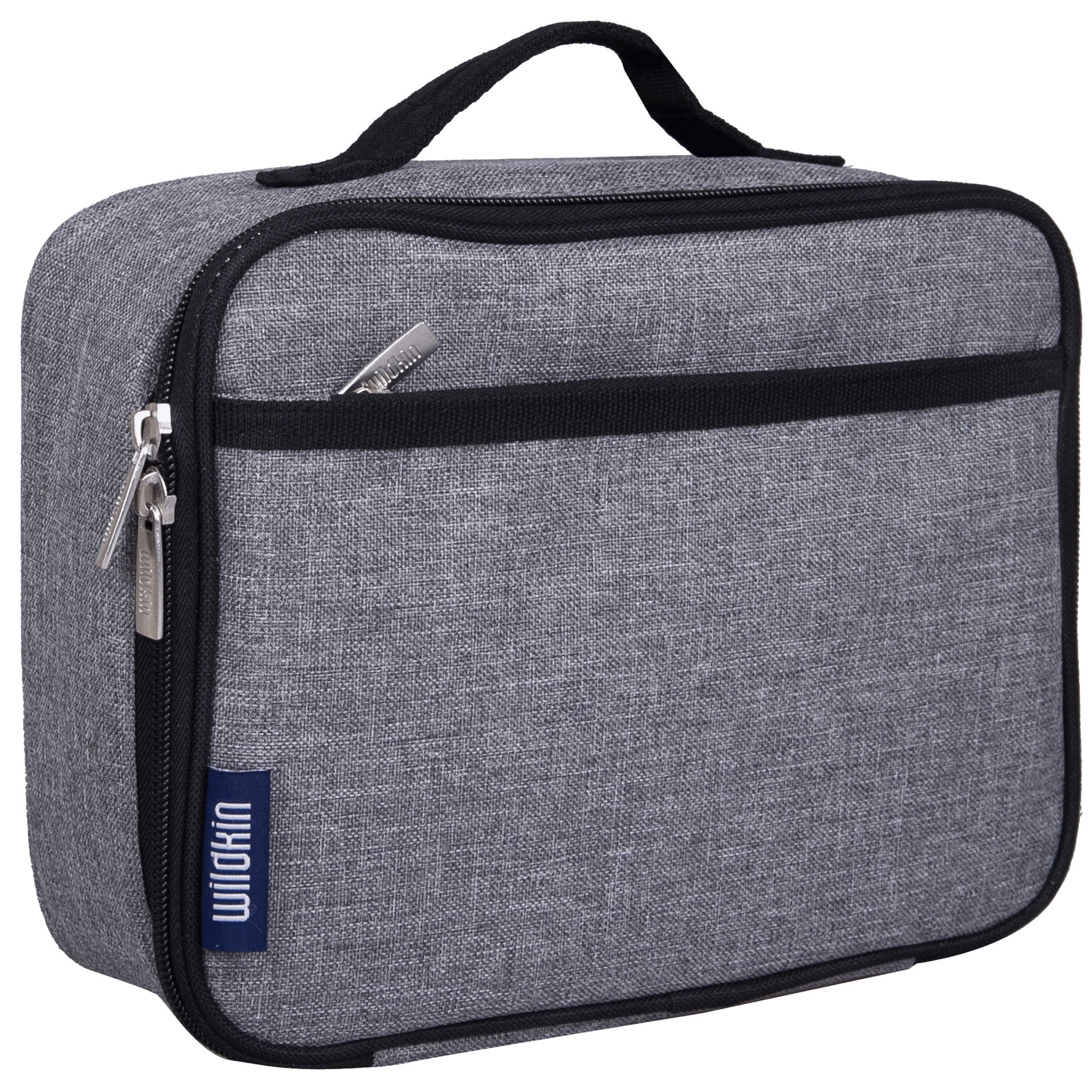 Gray Tweed Lunch Box