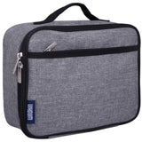 Gray Tweed Lunch Box