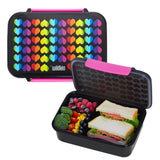 Rainbow Hearts Reusable Food Container Bento Box