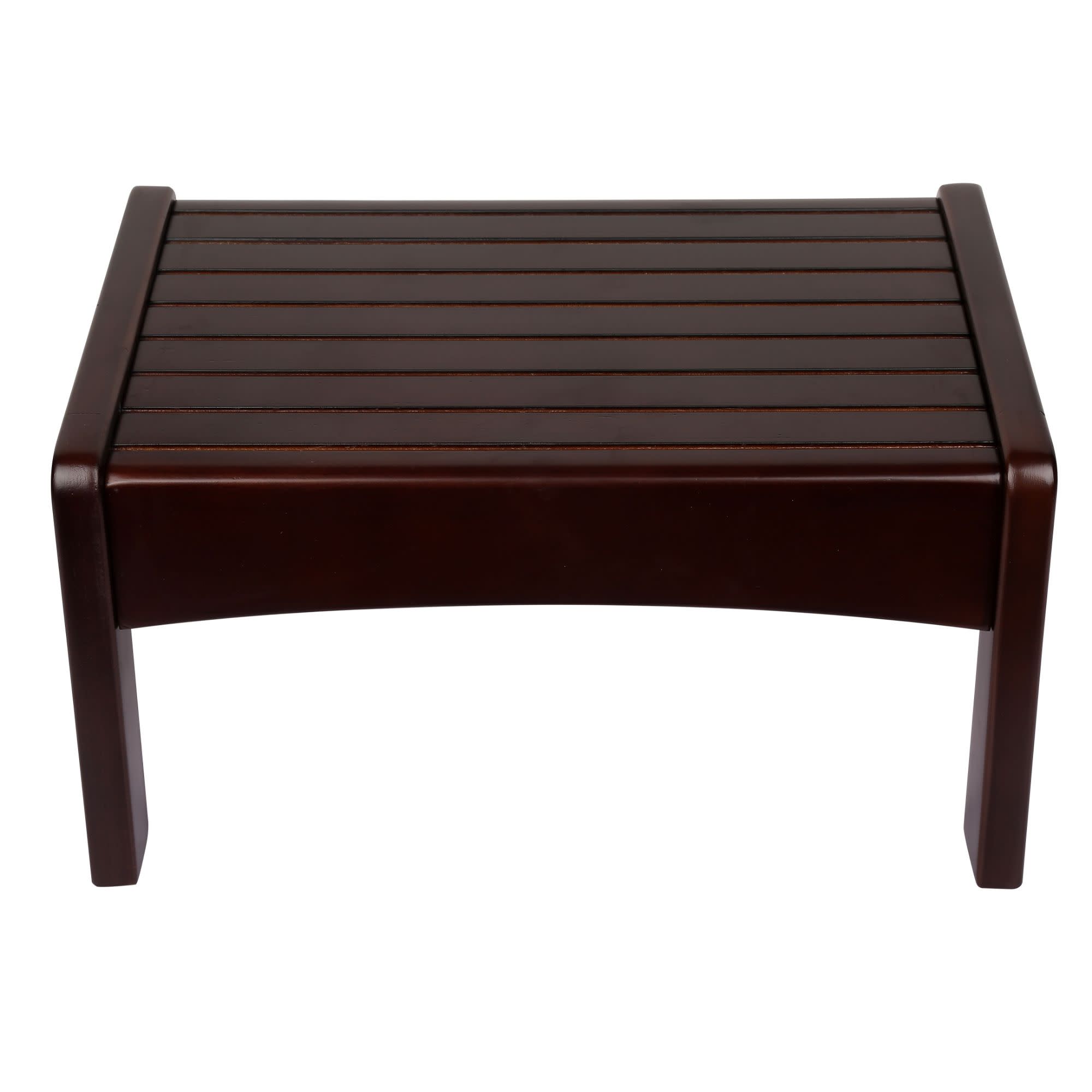 Slatted Step Stool - Espresso