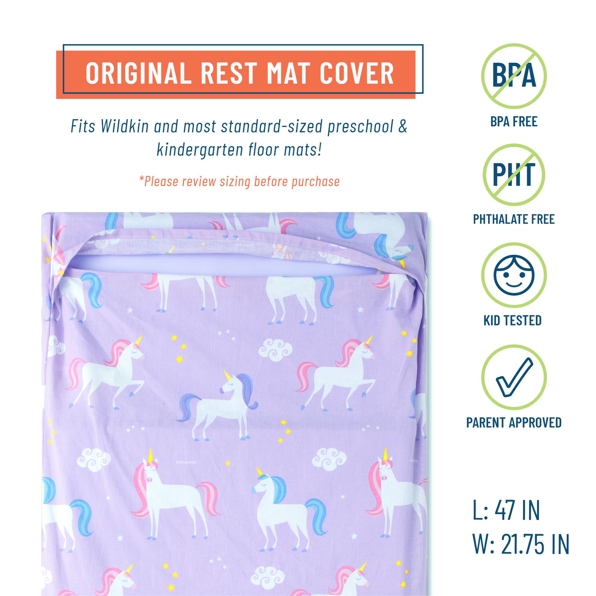 Magical Unicorns Rest Mat Cover