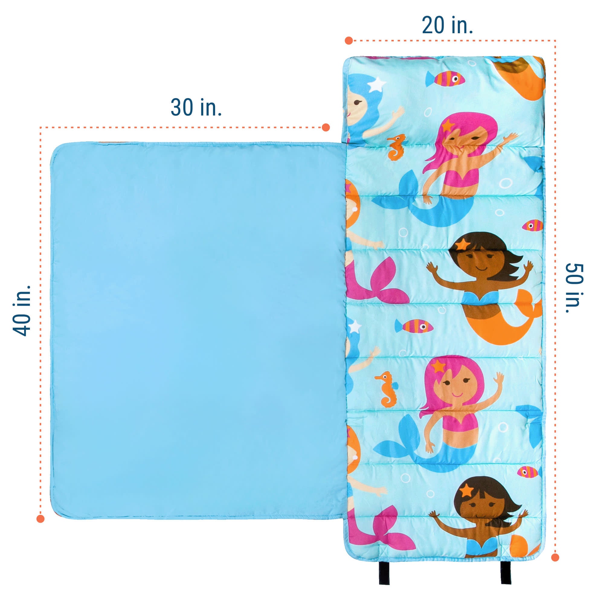 Mermaids Microfiber Kids Nap Mat