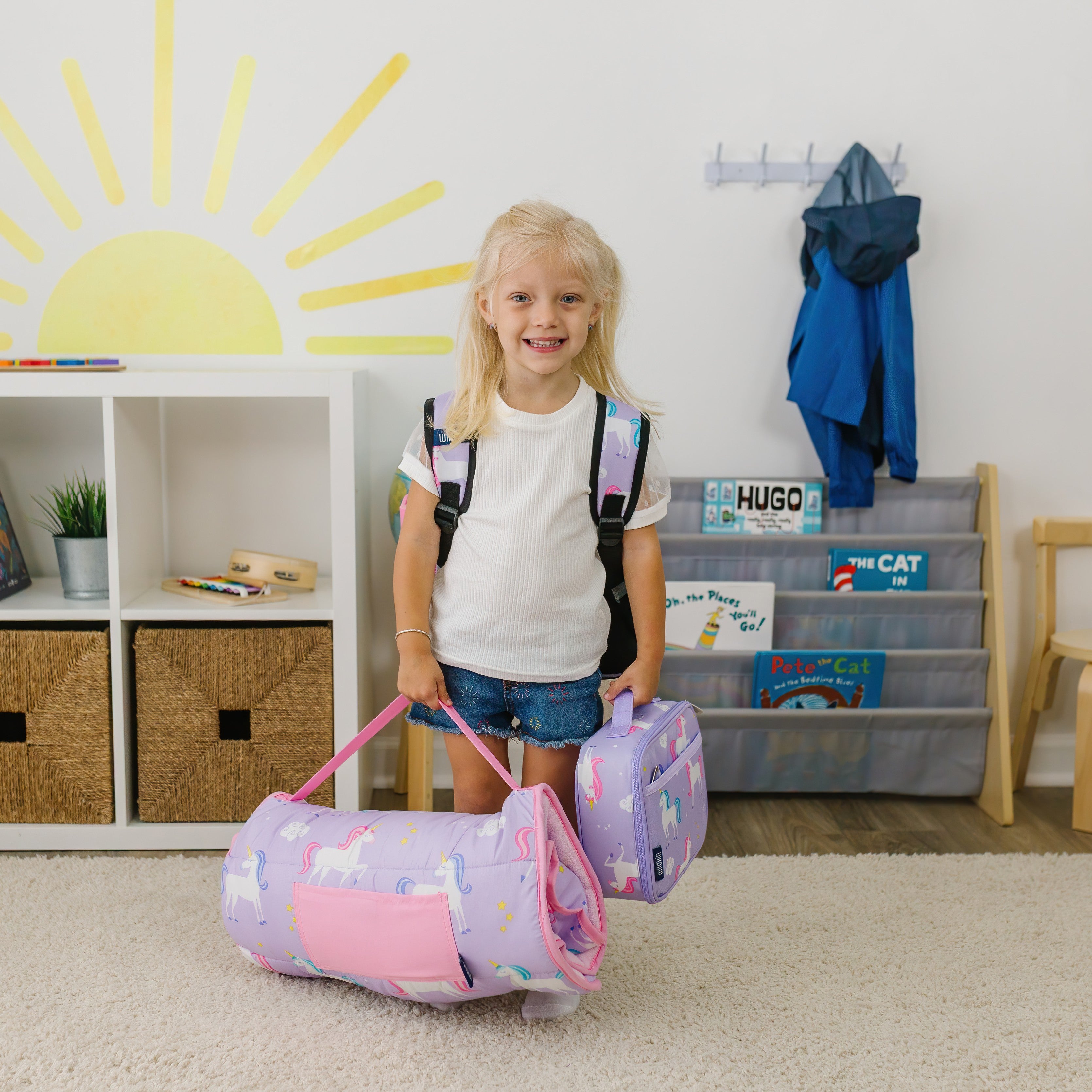 Unicorn Microfiber Toddler Nap Mat