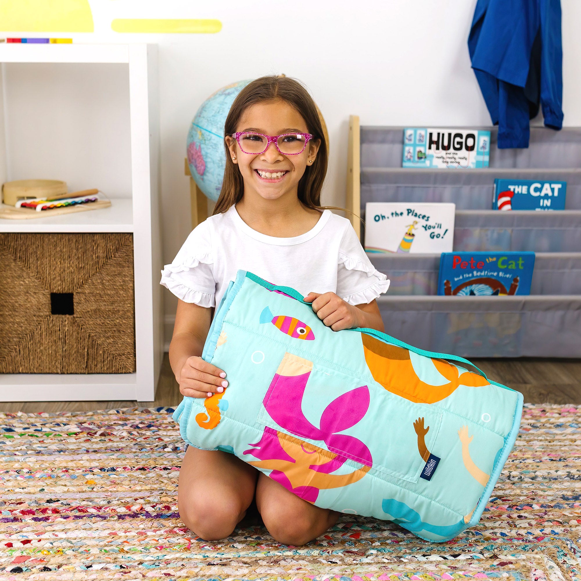 Mermaids Microfiber Kids Nap Mat