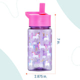 Unicorn 16 oz Tritan Water Bottle