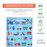 Trains, Planes & Trucks Microfiber Rest Mat Cover