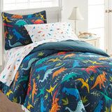 Jurassic Dinosaurs 100% Cotton Sheet Set - Full