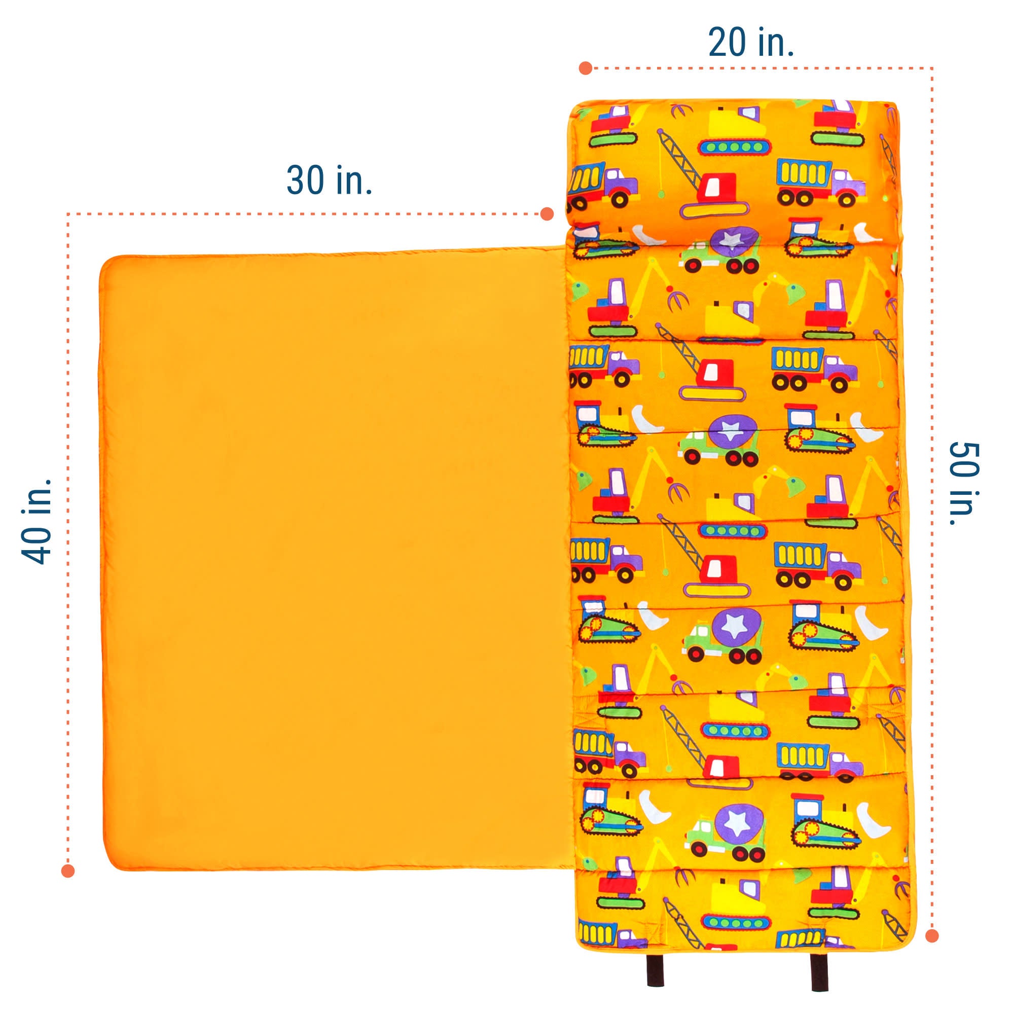 Under Construction Microfiber Kids Nap Mat