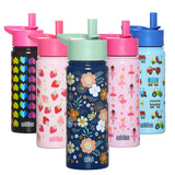 Wildflower Bloom 18 oz Steel Water Bottle