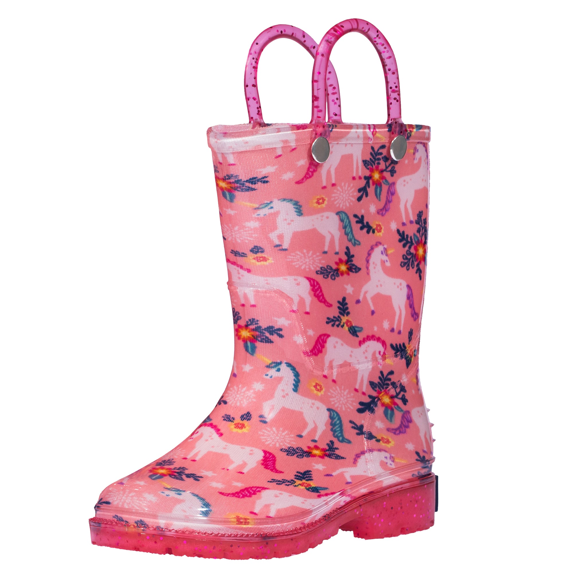 Magical Unicorns Rain Boots, size  5