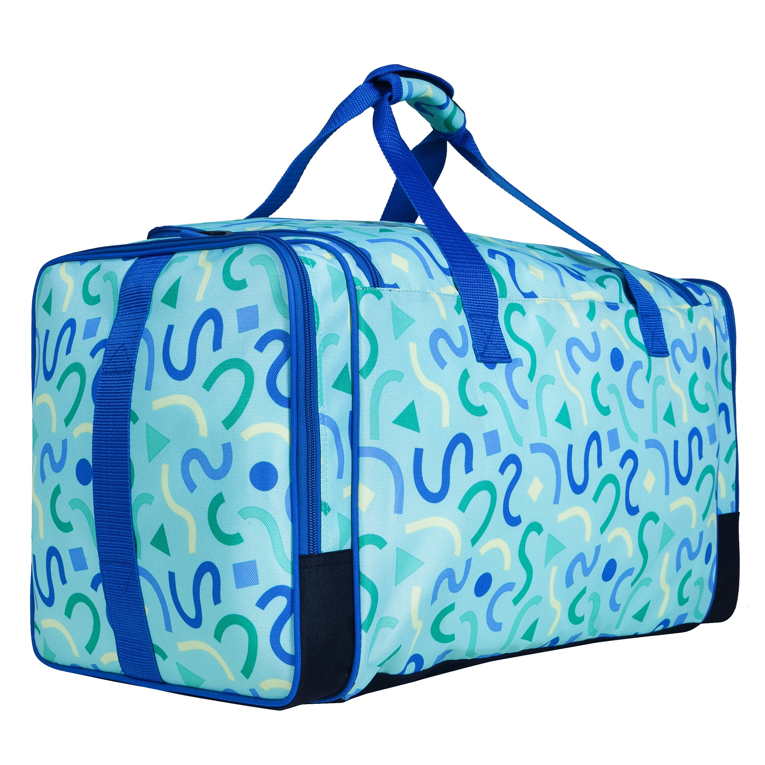 Confetti Blue Weekender Duffel Bag