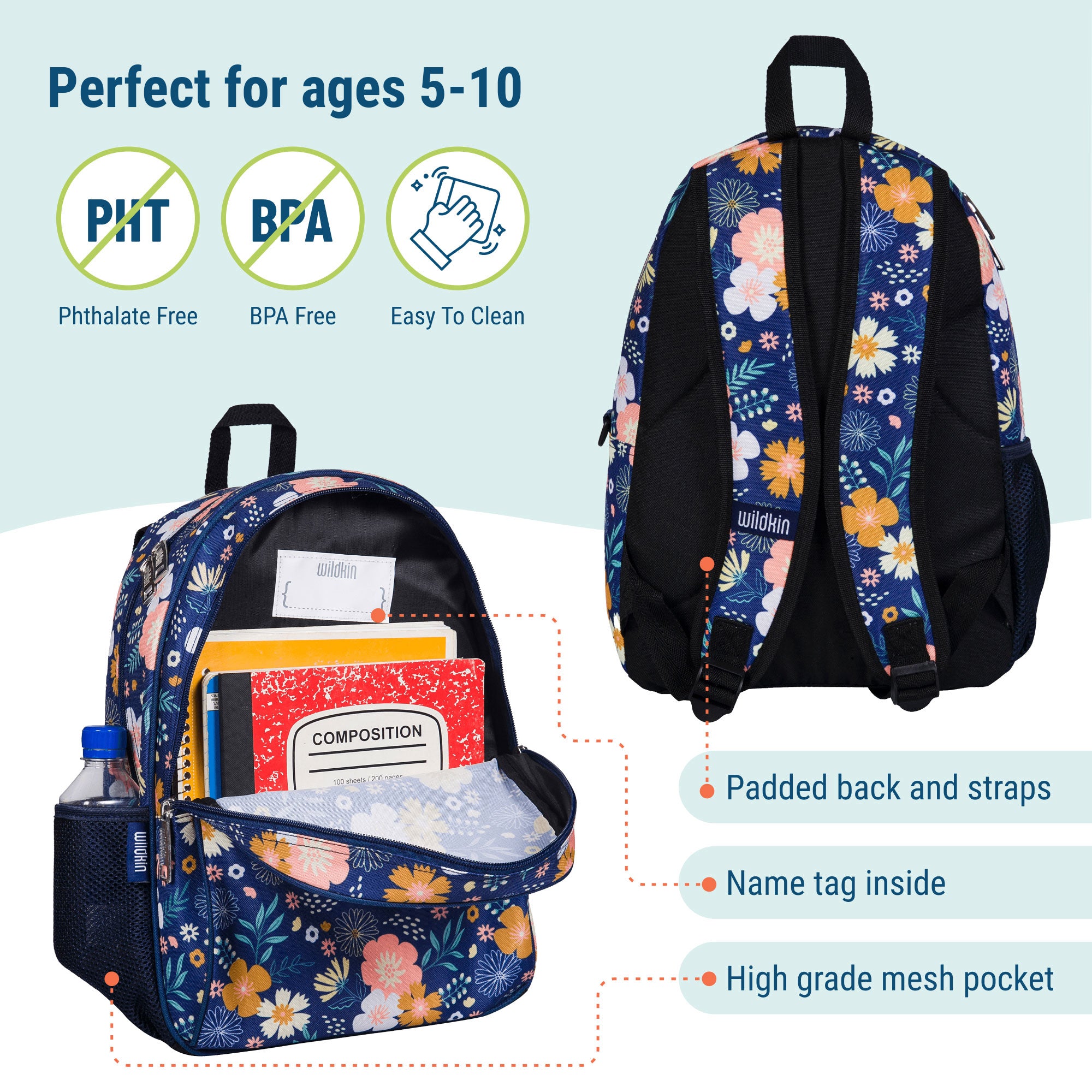 15 Inch Backpack - Girls