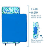 Confetti Blue Microfiber Toddler Nap Mat