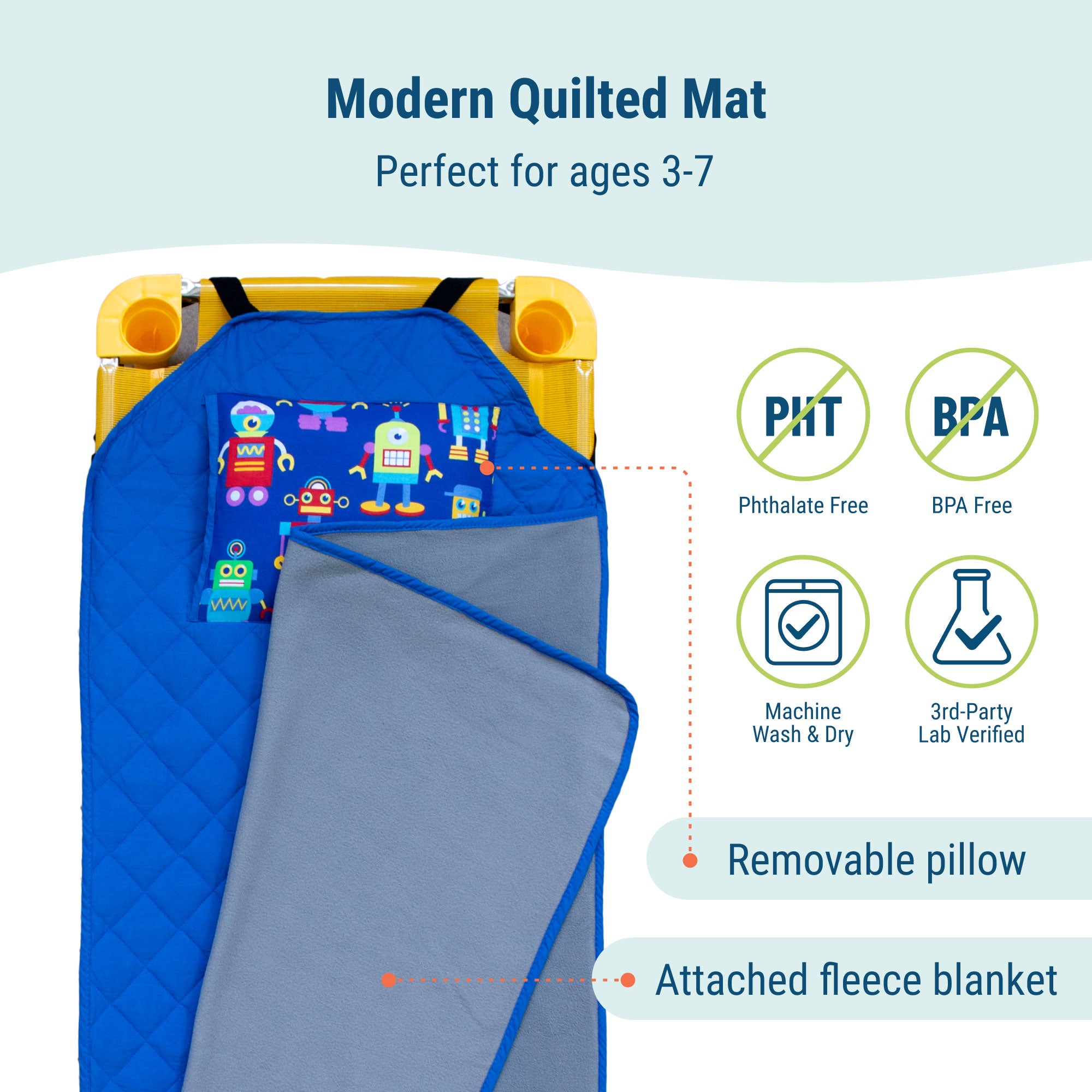 Robots Modern Nap Mat