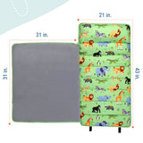 Wild Animals Microfiber Toddler Nap Mat