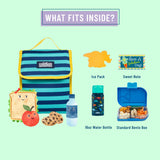 Blue Stripes Lunch Bag