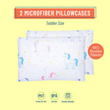 Unicorn Microfiber Pillowcases - Toddler (2 pk)