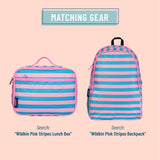 Pink Stripes Weekender Duffel Bag