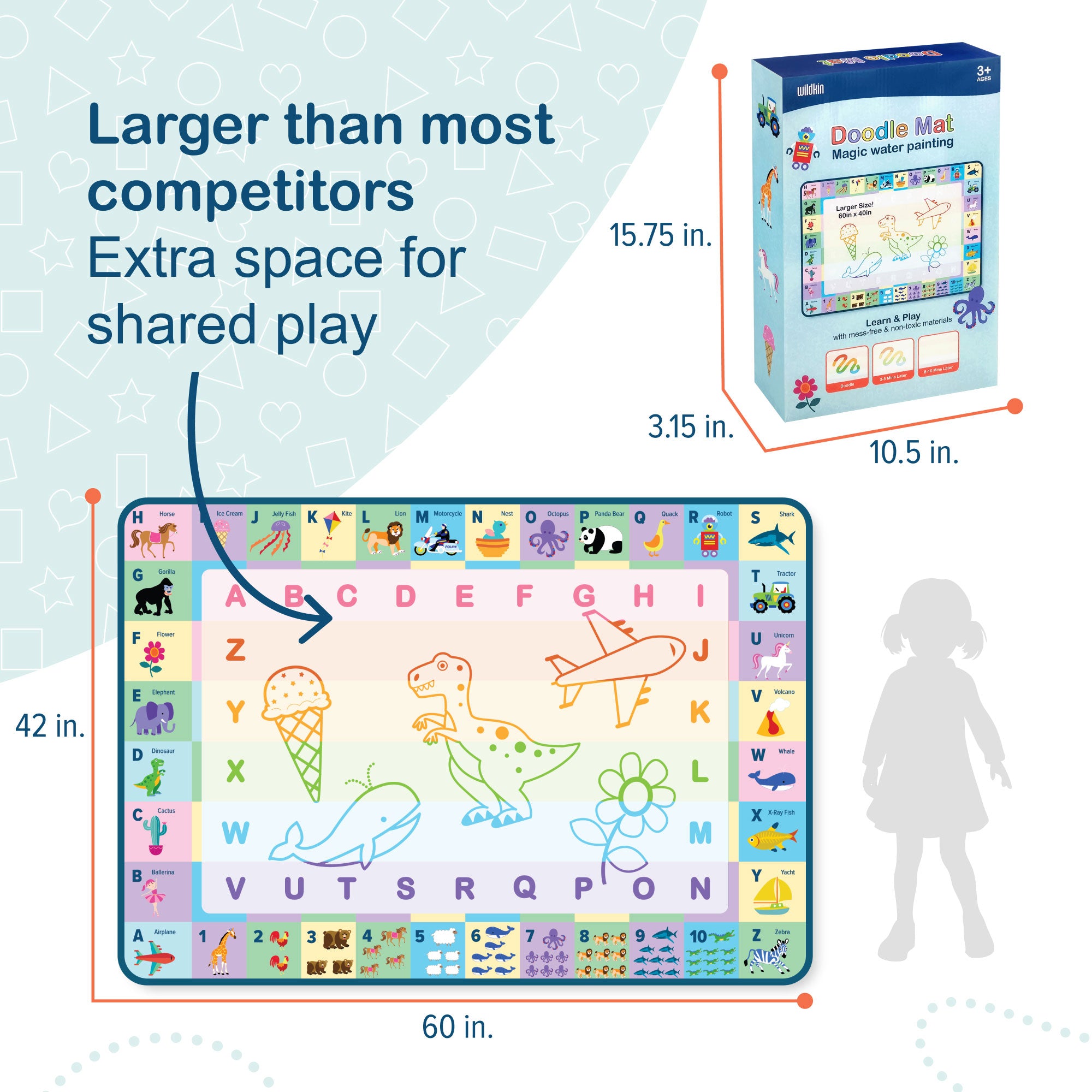 Alphabet Adventure Doodle Mat