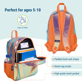 Orange Shimmer 15 Inch Backpack