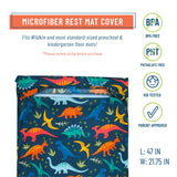 Jurassic Dinosaurs Microfiber Rest Mat Cover