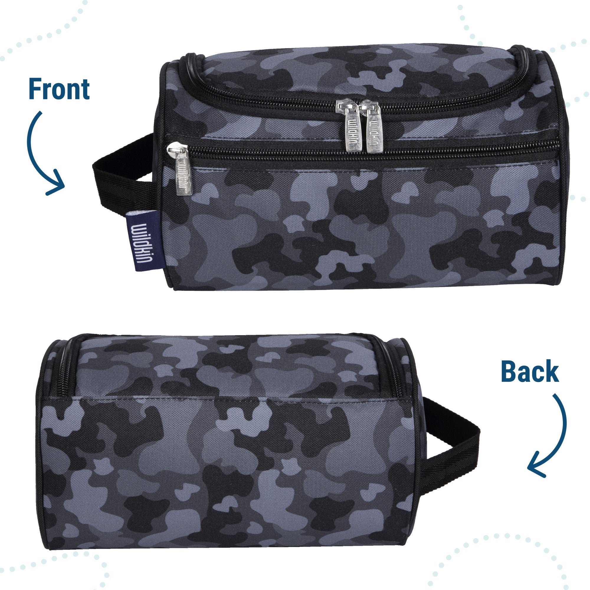 Black Camo Toiletry Bag