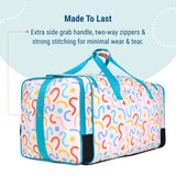 Confetti Peach Weekender Duffel Bag