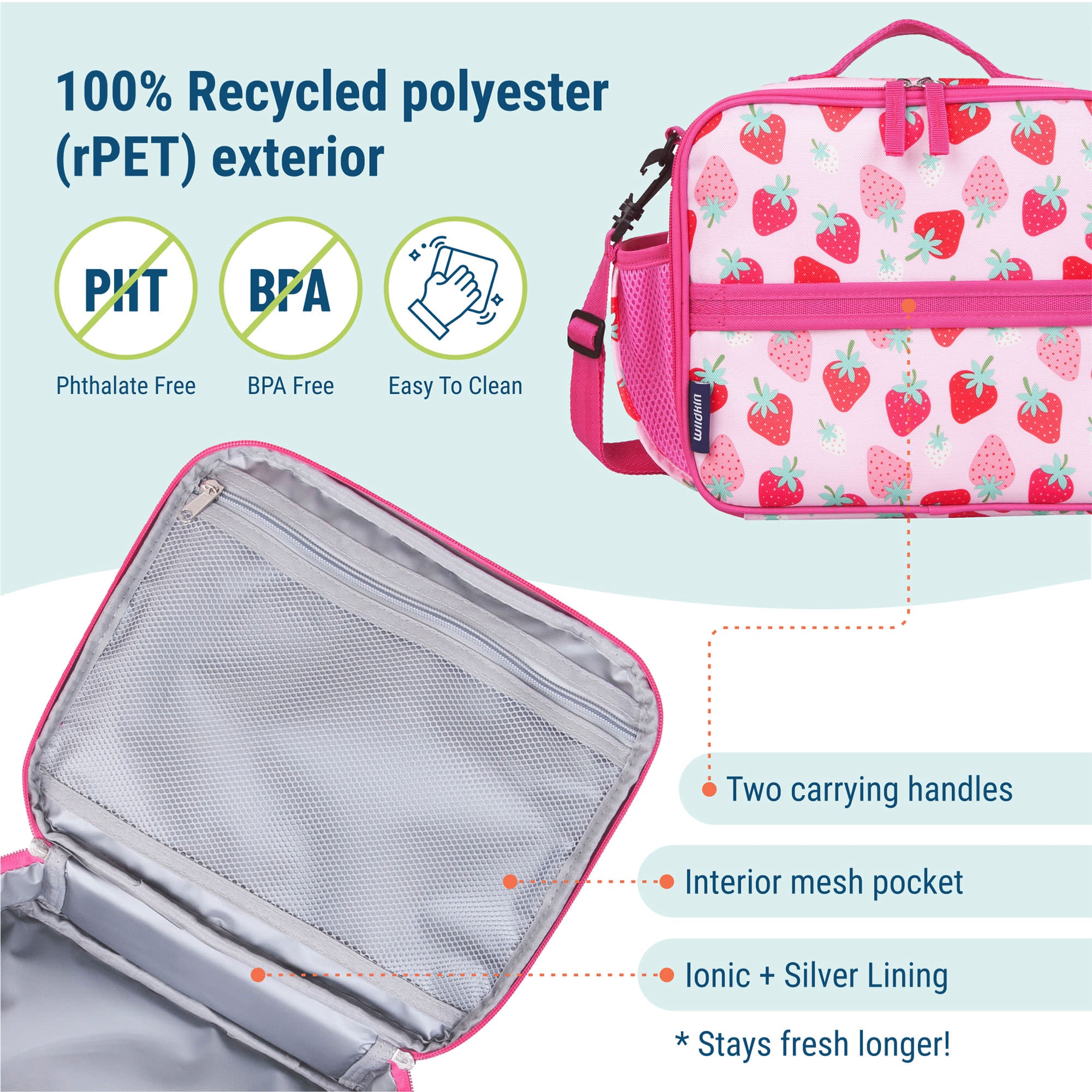 Strawberry Patch ECO rPET Next Gen Lunch Box