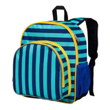 Blue Stripes 12 Inch Backpack