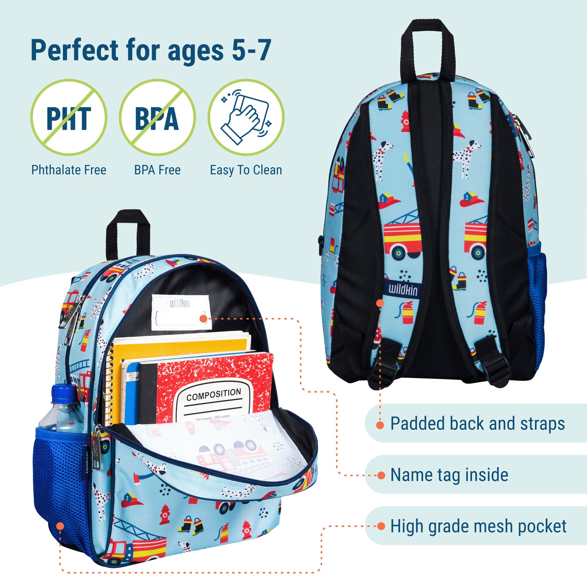 15 Inch Backpack - Boys