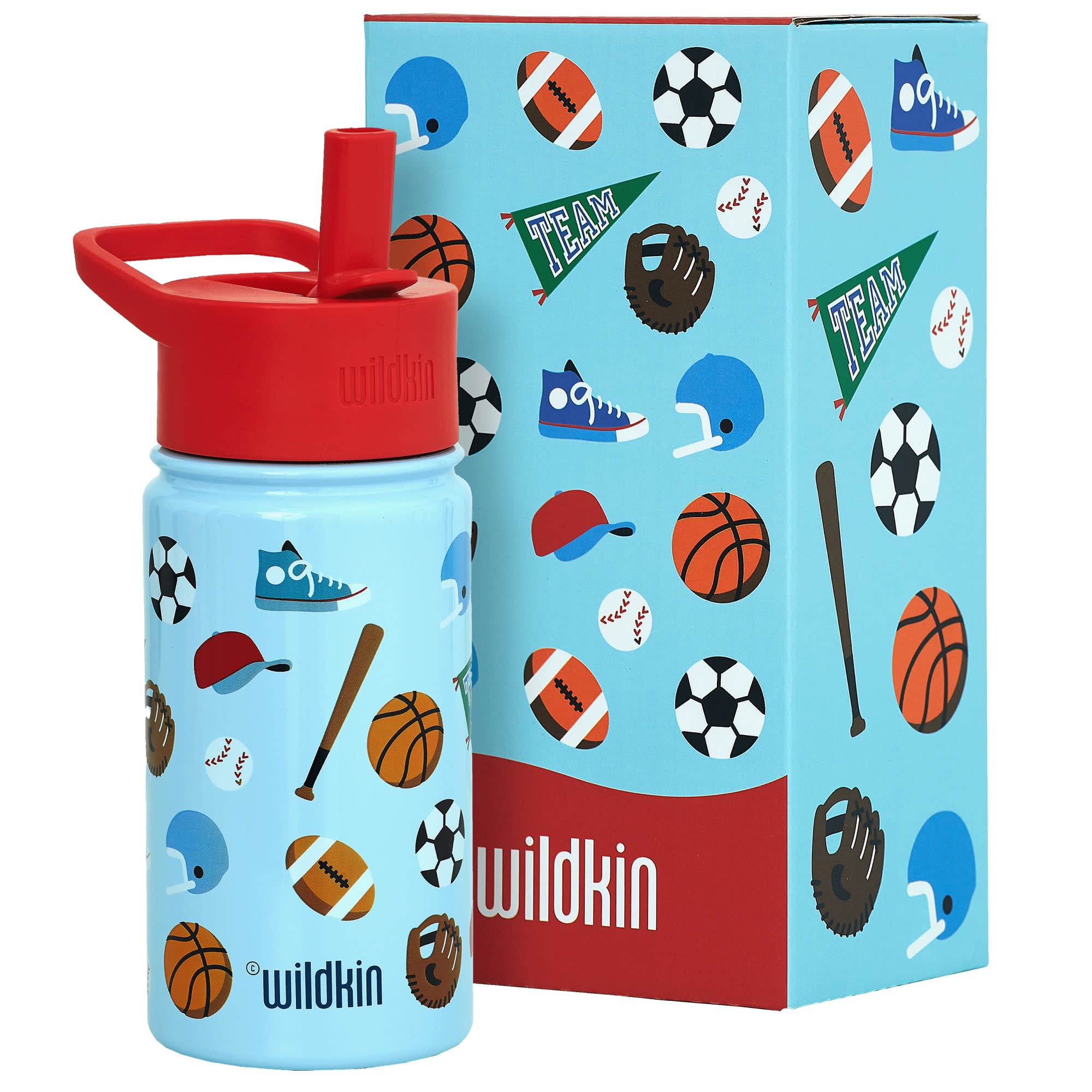 Game On 14 oz Stainless Steel Water Bottle